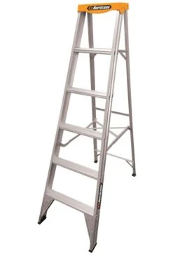 Hurricane Dual Punch Single Sided Industrial Ladder 150Kg 1.8m
