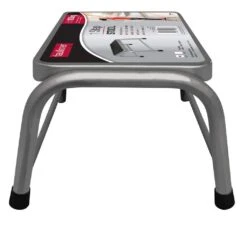 Faulkner 1 Step Stool For Domestic Use Grey 100Kg 6 Faulkner 1 Step Stool For Domestic Use Grey 100Kg -Home Hardware 6102909 1 4