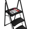 Faulkner 3 Step Wide Ladder With Tool Tray 100kg Domestic