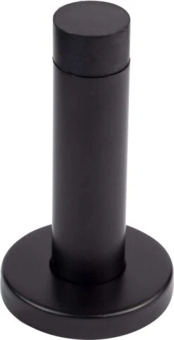 Trio Doorstop Hart With Base Cd1 Black 80mm