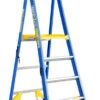 Bailey P170 Job Station Fibreglass Platform Ladder 170kg Industrial 4 Step -Home Hardware 6220305 0 5