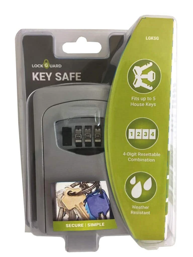 Lockguard Wall Mount Combo Key Safe 3 Lockguard Wall Mount Combo Key Safe