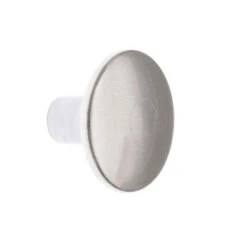 Prestige Brushed Nickel Round Knob 30mm