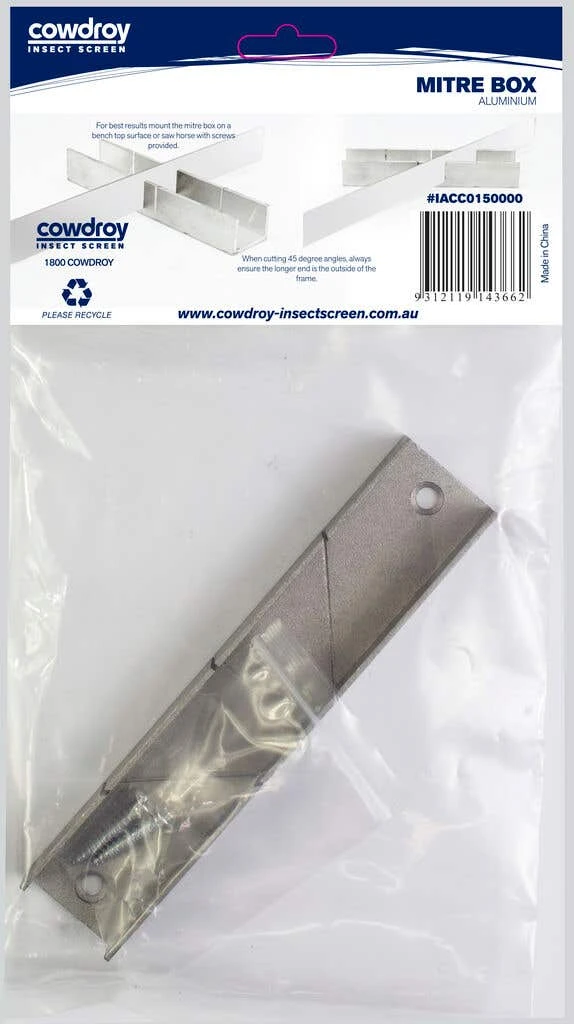 Cowdroy Mitre Box Aluminum Suits 25mm Frame 140mm 4 Cowdroy Mitre Box Aluminum Suits 25mm Frame 140mm - Image 2