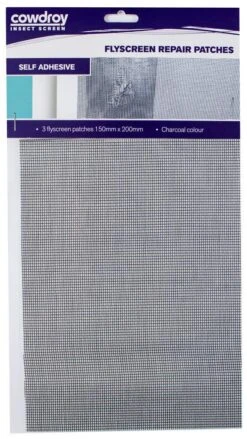 Cowdroy Flyscreen Repair Patches 150 X 200mm - 3 Pack
