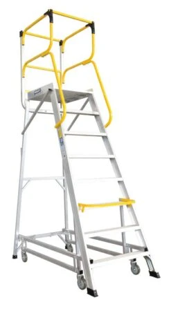 Bailey Access Platform Ladder 200kg Industrial 8 Step