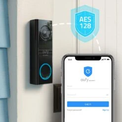 Eufy Stand Alone 2K Wireless Video Doorbell -Home Hardware 6333520 4 5