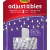 Command Adjustables Repositionable Wall Clips Clear Small - 14 Pack -Home Hardware 6379291 0 6