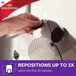 Command Adjustables Repositionable Wall Clips Clear Small - 14 Pack -Home Hardware 6379291 3 6