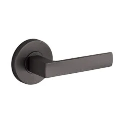 Lane Oxford Dummy Leverset Round Gun Metal