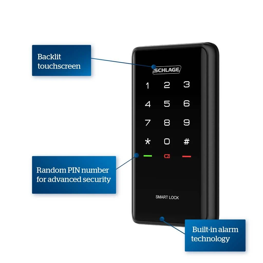 Schlage Ease S1 Keyless Smart Lock Deadbolt 4 Schlage Ease S1 Keyless Smart Lock Deadbolt - Image 2