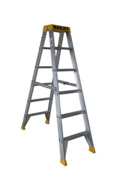 Bailey Pro Punchlock Aluminum Double Sided Ladder 150kg Industrial 6 Step