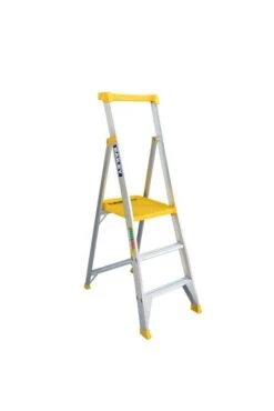 Bailey Pro Punchlock Aluminum Platform Ladder 170kg Industrial 3 Step