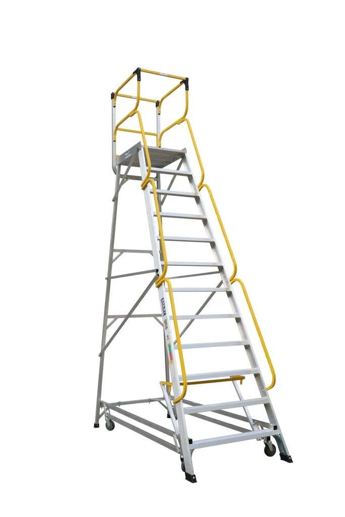 Bailey Access Platform Ladder 200kg Industrial 12 Step 3 Bailey Access Platform Ladder 200kg Industrial 12 Step