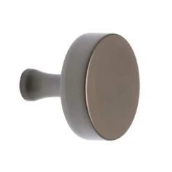 Lane Gun Metal Thick Round Knob 32mm