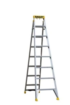 Bailey Pro Punchlock Aluminium Dual Purpose Ladder 150kg Industrial 8 Step
