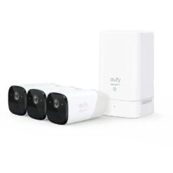 EufyCam 2 Pro Wireless Home Security Camera System 2K - 3 Cameras