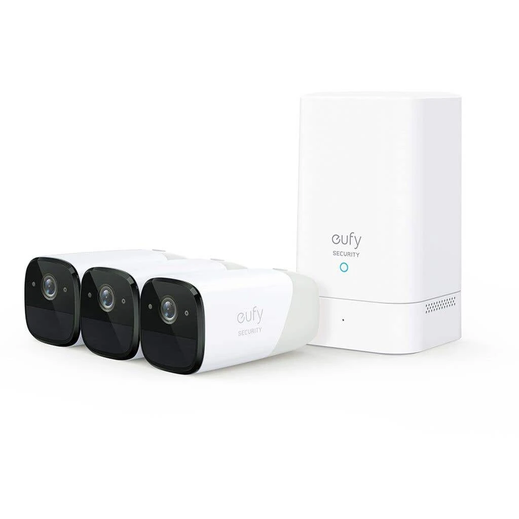 EufyCam 2 Pro Wireless Home Security Camera System 2K - 3 Cameras 3 EufyCam 2 Pro Wireless Home Security Camera System 2K - 3 Cameras