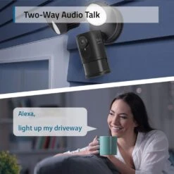 Eufy Security Floodlight Camera E Black 2K -Home Hardware 6754188 5 7