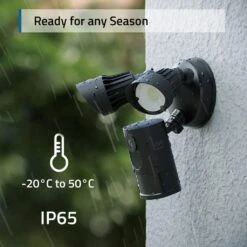 Eufy Security Floodlight Camera E Black 2K -Home Hardware 6754188 6 7