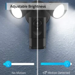 Eufy Security Floodlight Camera E Black 2K -Home Hardware 6754188 9 7