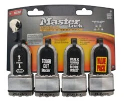 Master Lock Magnum With Long Shackle Padlock 51mm - 4 Pack