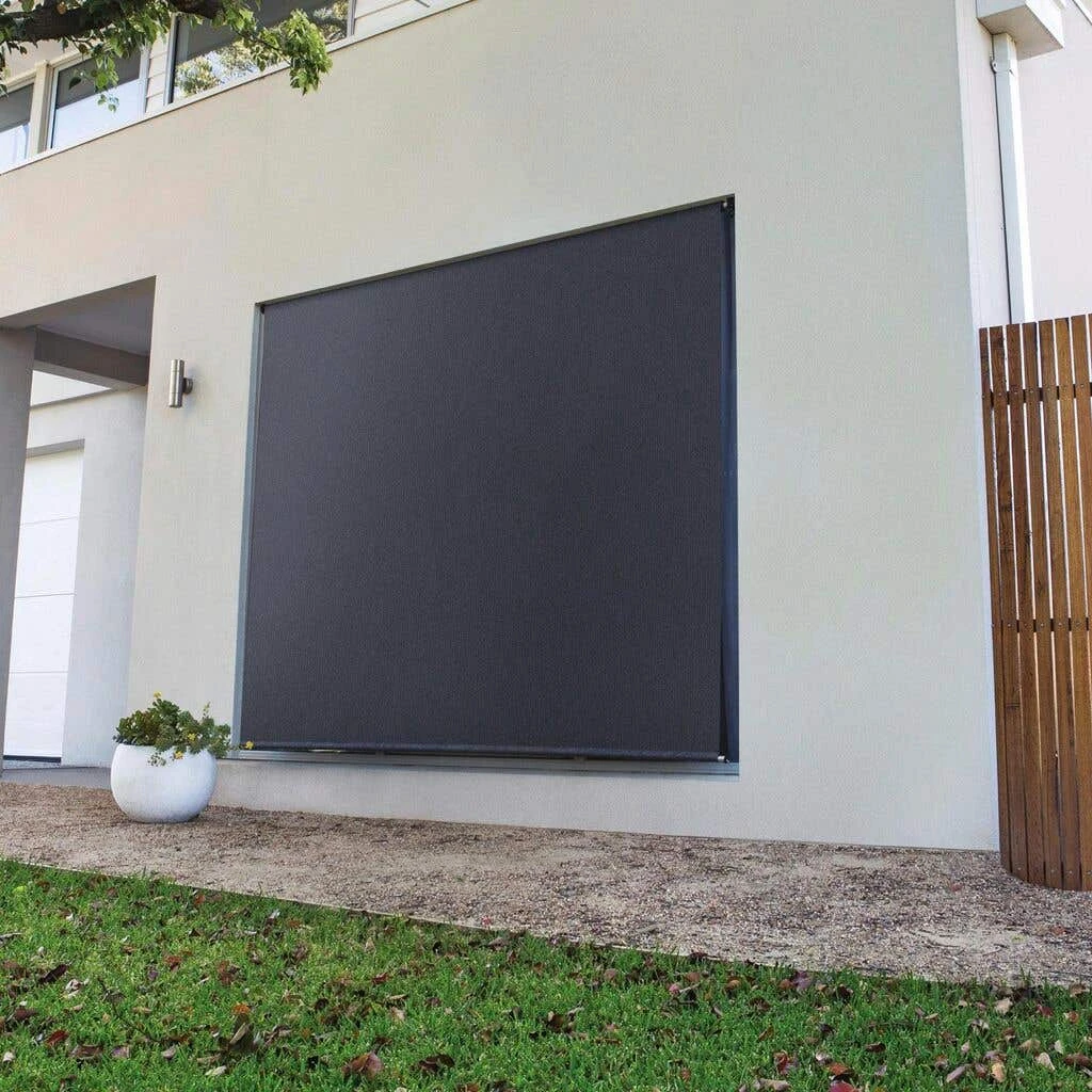 Coolaroo Blind Outdoor Crank Handle Graphite 2.1 X 2.1m 4 Coolaroo Blind Outdoor Crank Handle Graphite 2.1 X 2.1m - Image 2