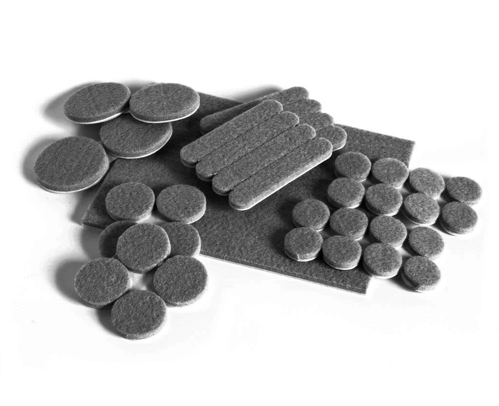 Slipstick Peel & Stick Felt Assorted Sizes Grey 7 Slipstick Peel & Stick Felt Assorted Sizes Grey - Image 5