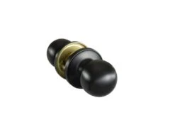 Trio Builderlock Passage Knob Black