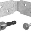 Angle Bracket Repair Kit 60 X 60 X 35mm - 4 Pack -Home Hardware 6927255 0 4