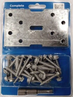 Plate Bracket Repair Kit 120 X 70mm - 4 Pack -Home Hardware 6927339 2 3