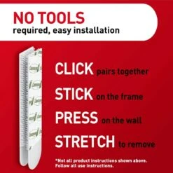 Command Picture Hanging Strips White XL 9Kg - 8 Pack -Home Hardware 6959399 2