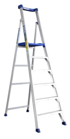 Bailey Ladder Platform P150 Aluminum 6 Step 150Kg