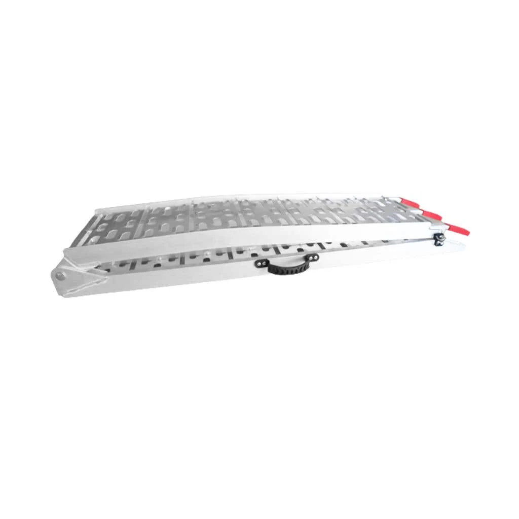 Rigg Aluminium Foldable ATV Loading Ramp Silver - 2 Piece 4 Rigg Aluminium Foldable ATV Loading Ramp Silver - 2 Piece - Image 2
