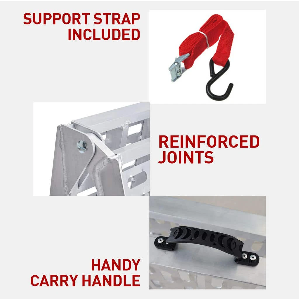 Rigg Aluminium Foldable ATV Loading Ramp Silver - 2 Piece 8 Rigg Aluminium Foldable ATV Loading Ramp Silver - 2 Piece - Image 6