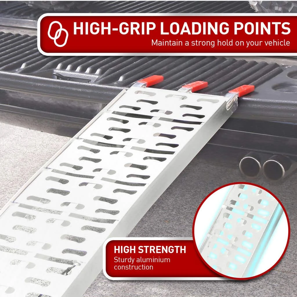 Rigg Aluminium Foldable ATV Loading Ramp Silver - 2 Piece 9 Rigg Aluminium Foldable ATV Loading Ramp Silver - 2 Piece - Image 7