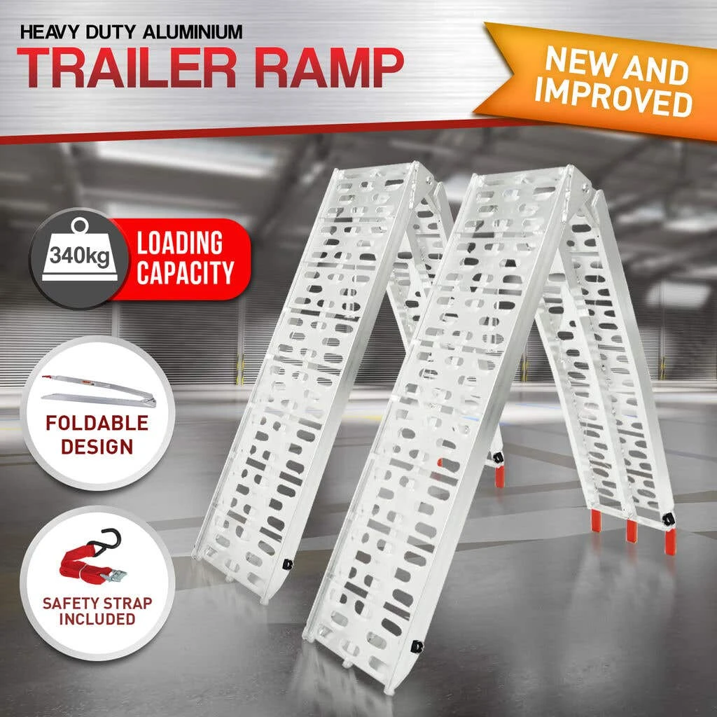 Rigg Aluminium Foldable ATV Loading Ramp Silver - 2 Piece 11 Rigg Aluminium Foldable ATV Loading Ramp Silver - 2 Piece - Image 9