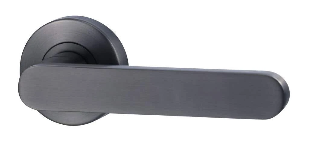 Lockwood Vivid Passage Set Lever 3 With Latch Gun Metal Grey 3 Lockwood Vivid Passage Set Lever 3 With Latch Gun Metal Grey