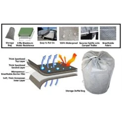 Samson Heavy Duty Trailer Camper Cover 10-12ft -Home Hardware 7058928 2 1
