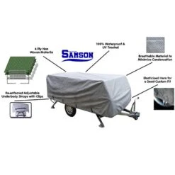 Samson Heavy Duty Trailer Camper Cover 10-12ft -Home Hardware 7058928 3 1