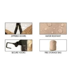 Samson 2 Seater Golf Cart Enclosure Waterproof Cover Buggy -Home Hardware 7059017 3 1