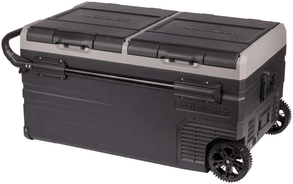 Brass Monkey Portable Fridge DC/AC DZ Handle Solar Charge 95L 4 Brass Monkey Portable Fridge DC/AC DZ Handle Solar Charge 95L - Image 2