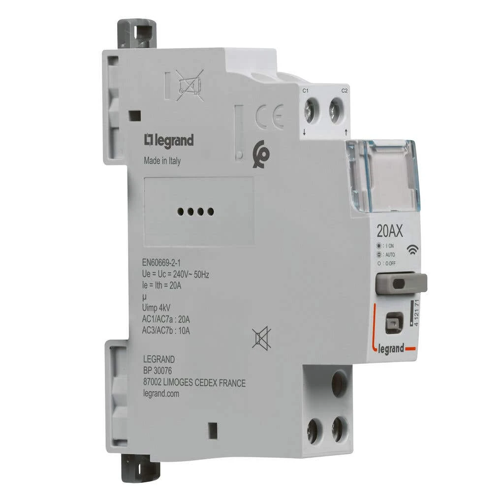 Legrand CX3 Smart 20A Single Pole Connected Contactor With Netatmo 4 Legrand CX3 Smart 20A Single Pole Connected Contactor With Netatmo - Image 2