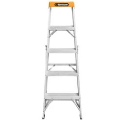 Hurricane Single Sided Domestic Aluminium Ladder 1.5m 120kg -Home Hardware 7151608 3