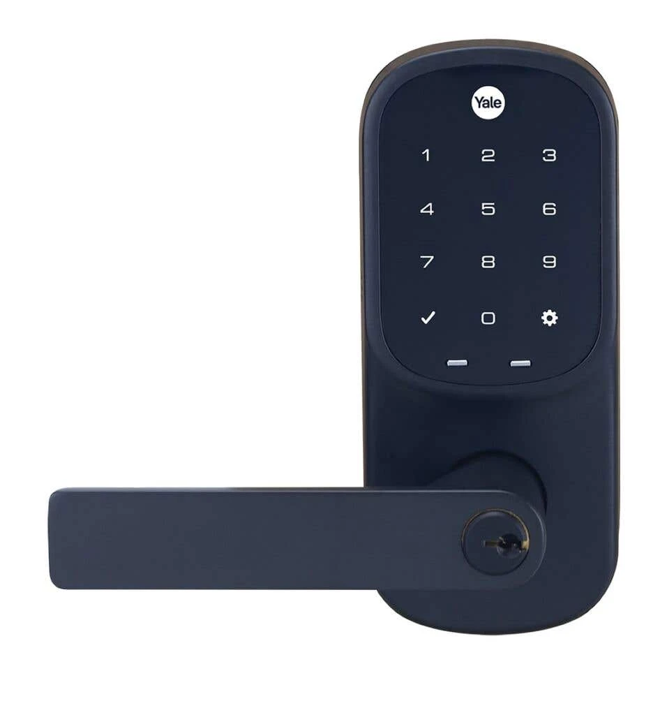 Yale SMART Deadlatch With Lever, Key Override & Home Module Matte Black 3 Yale SMART Deadlatch With Lever, Key Override & Home Module Matte Black