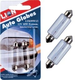 Lion Festoon 10W Globes 2 Piece