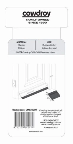 Cowdroy Replacement Rubber Seal 920mm 7 Cowdroy Replacement Rubber Seal 920mm -Home Hardware cms30309 3