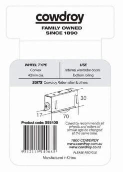 Cowdroy Adjustable Door Carriage With Nylon Roller 7 Cowdroy Adjustable Door Carriage With Nylon Roller -Home Hardware s58400 3