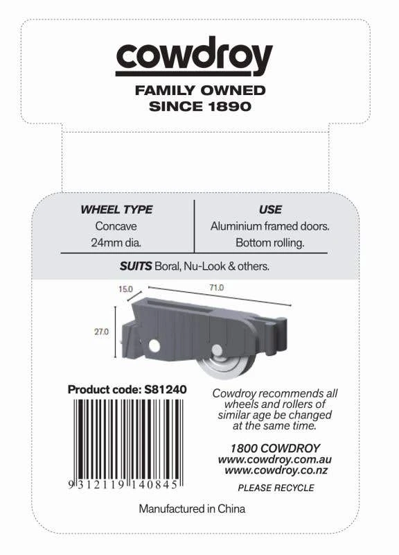 Cowdroy Adjustable Door Carriage With Nylon Wheel 5 Cowdroy Adjustable Door Carriage With Nylon Wheel - Image 3