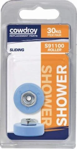 Cowdroy 19mm Flat Wheel & Screw 2 Pack